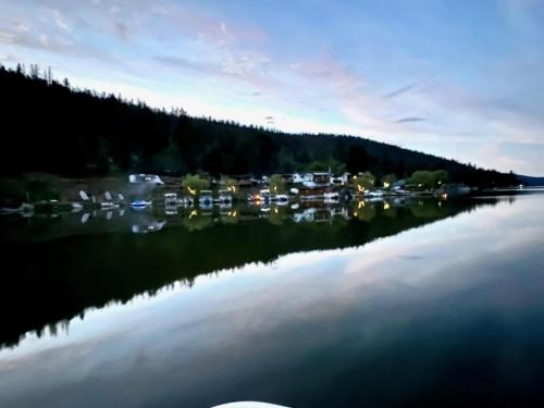 resort from water evening